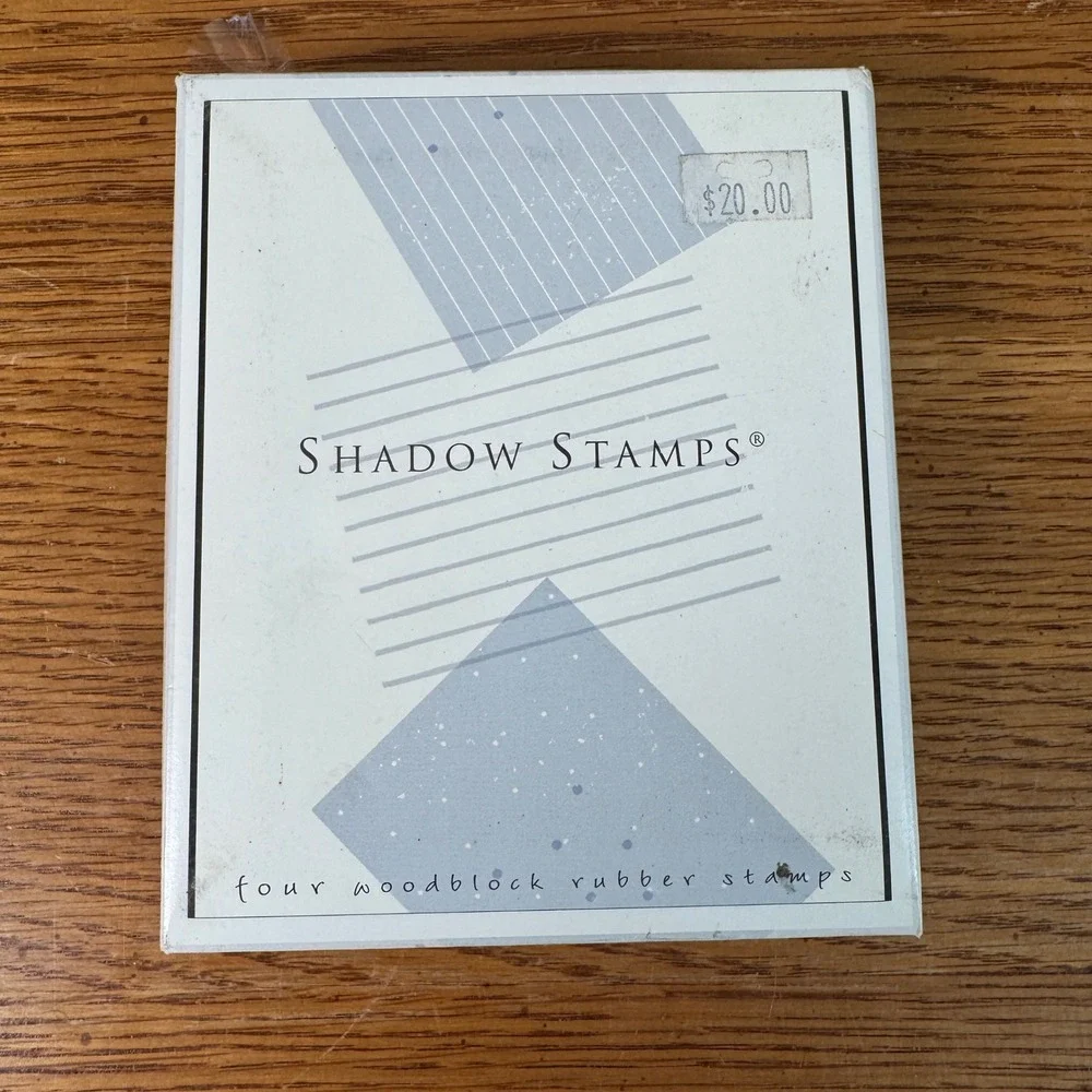 Hero Arts Shadow Stamps LL804 Polka Dots And Pinstripes Woodblock Rubber Stamps‎